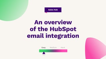 An overview of the HubSpot email integration tool