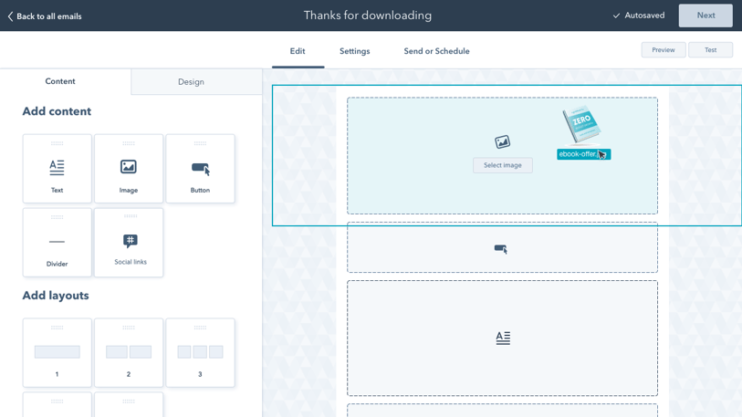 HubSpot email marketing