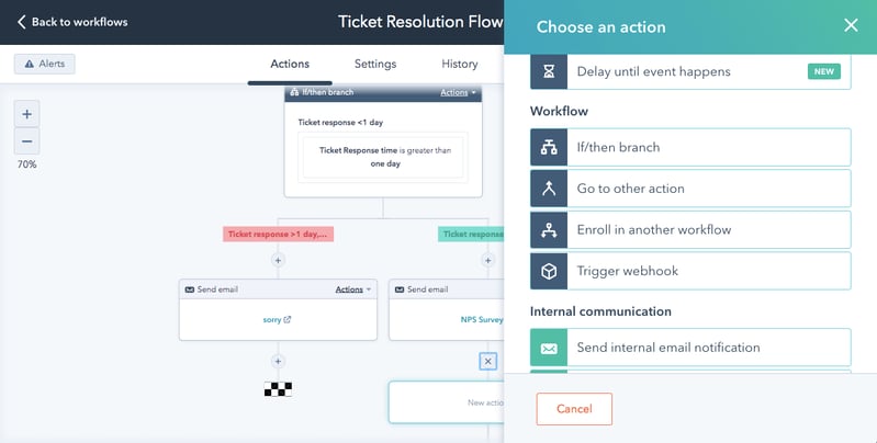 ticketing hubspot