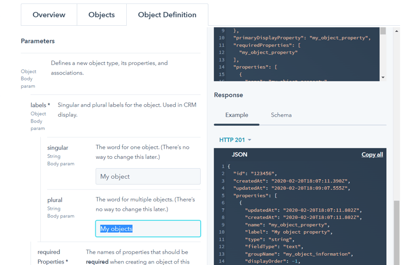 How to create a custom object-1