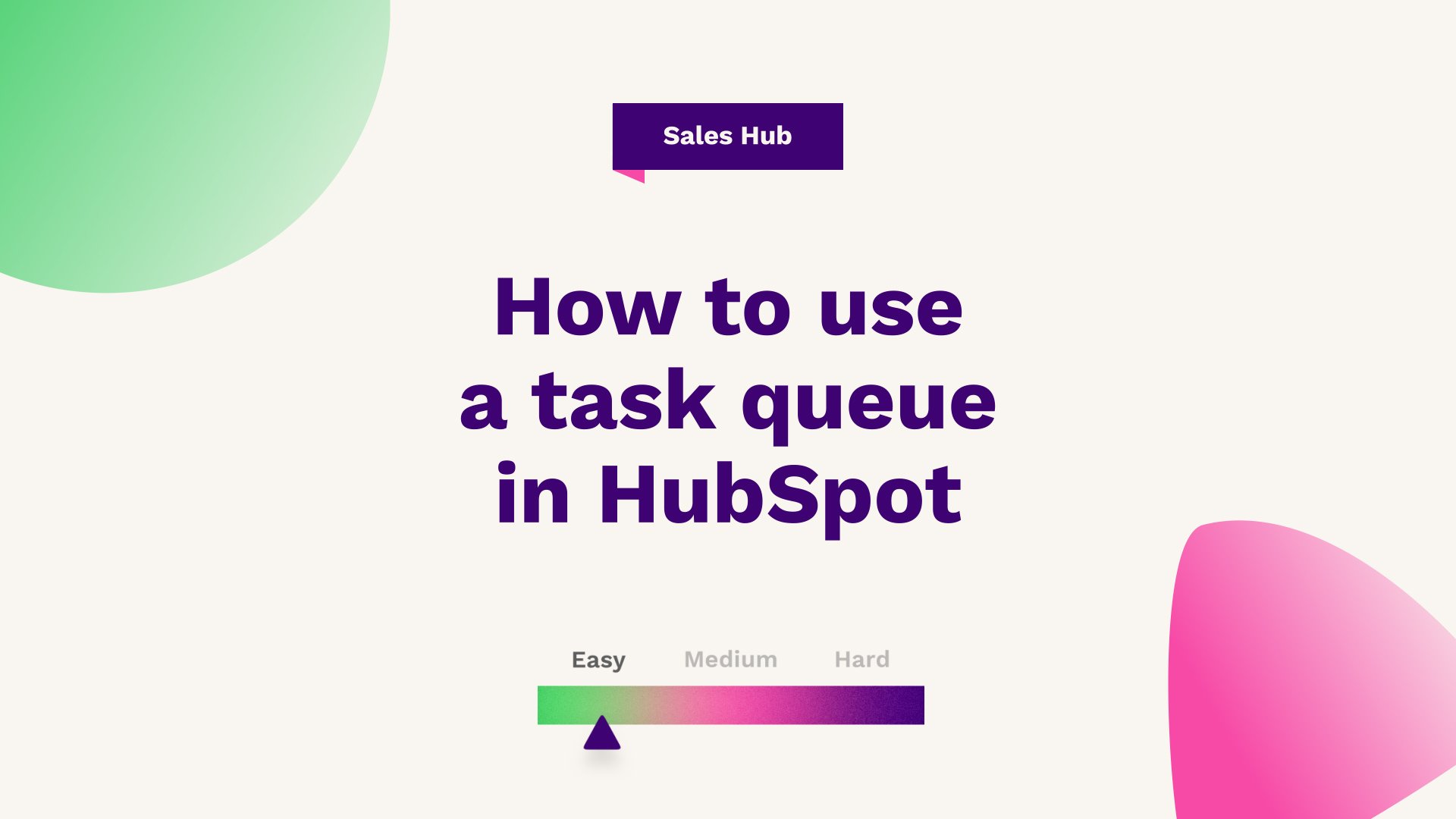 What is a Task Queue in HubSpot?